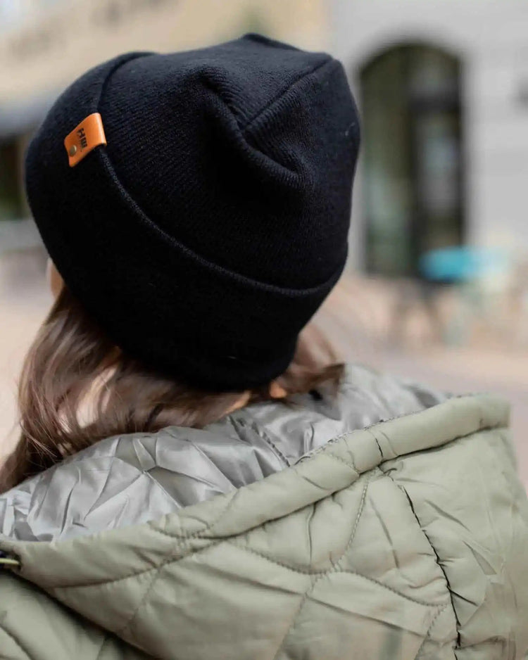 HAAKWEAR USA Beanies SKU: HWCCHS1BK - Great Lakes Reclaimed Denim