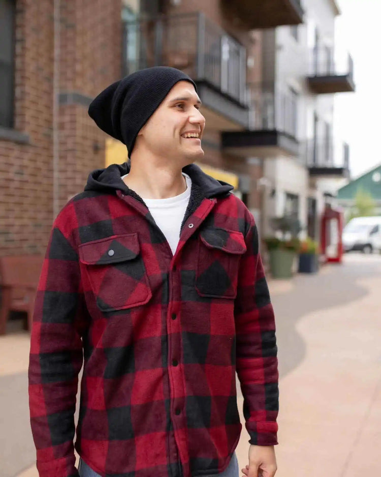 HAAKWEAR USA Beanies SKU: HWCCHS1BK - Great Lakes Reclaimed Denim