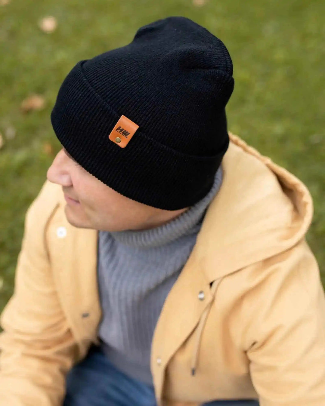 HAAKWEAR USA Beanies SKU: HWCCHS1BK - Great Lakes Reclaimed Denim