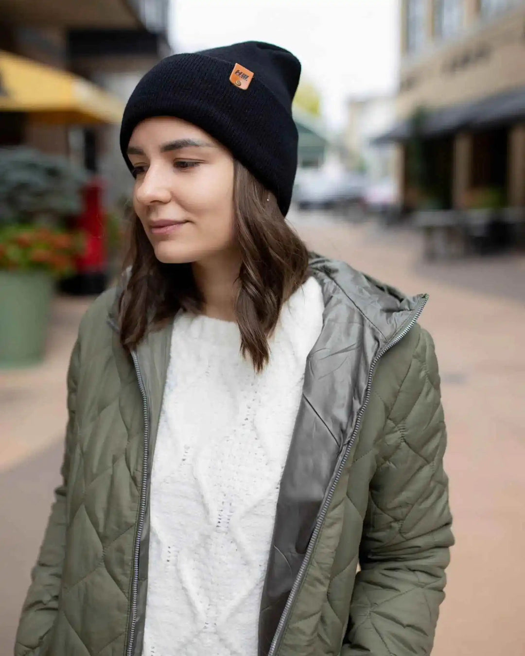 HAAKWEAR USA Beanies SKU: HWCCHS1BK - Great Lakes Reclaimed Denim