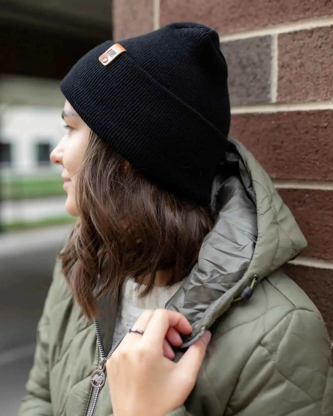 HAAKWEAR USA Beanies SKU: HWCCHS1BK - Great Lakes Reclaimed Denim