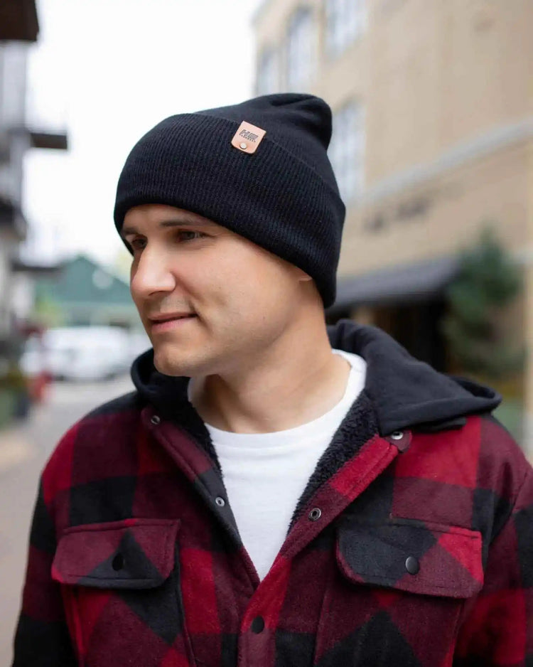 HAAKWEAR USA Beanies SKU: HWCCHS1BK - Great Lakes Reclaimed Denim