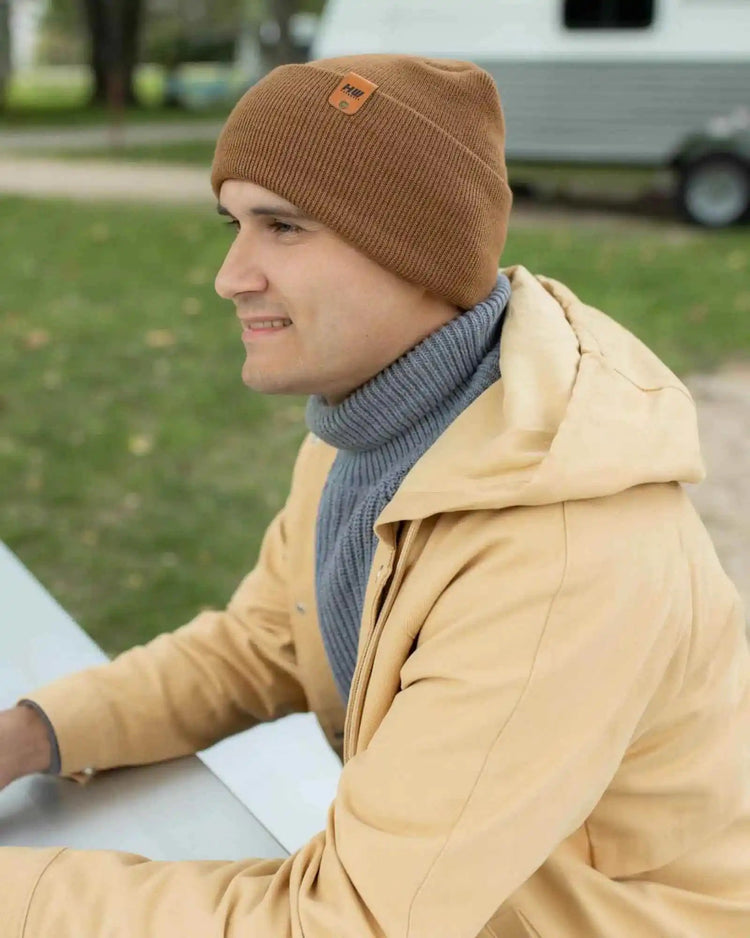 HAAKWEAR USA Beanies SKU: HWCCHS1BR - Great Lakes Reclaimed Denim