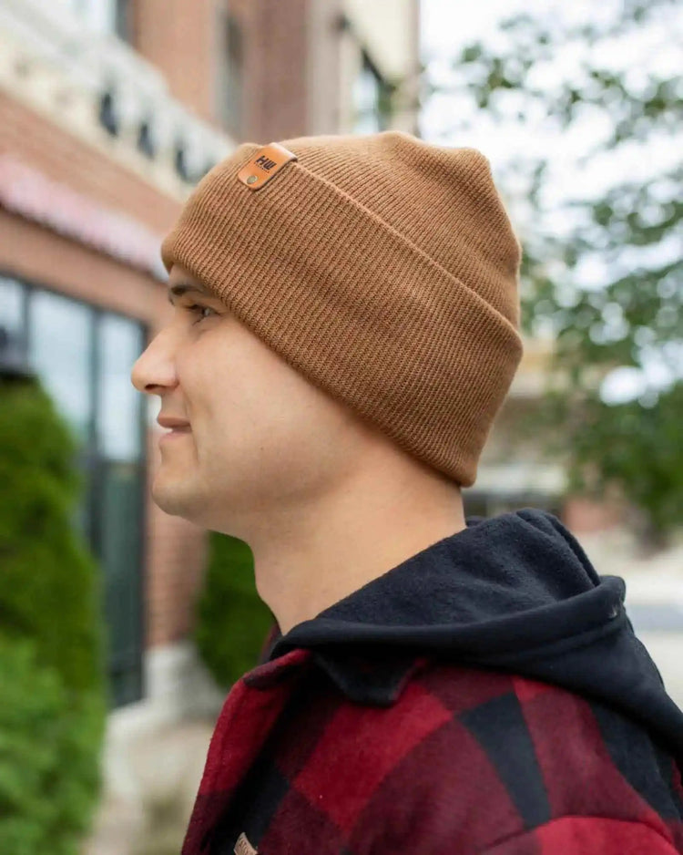 HAAKWEAR USA Beanies SKU: HWCCHS1BR - Great Lakes Reclaimed Denim