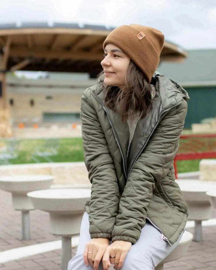 HAAKWEAR USA Beanies SKU: HWCCHS1BR - Great Lakes Reclaimed Denim