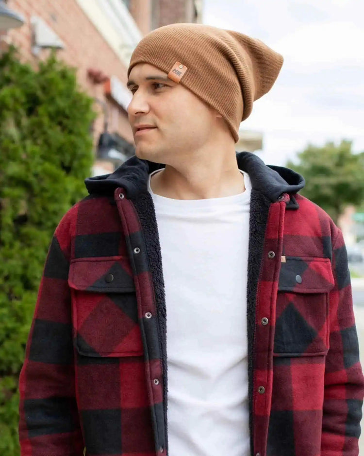 HAAKWEAR USA Beanies SKU: HWCCHS1BR - Great Lakes Reclaimed Denim