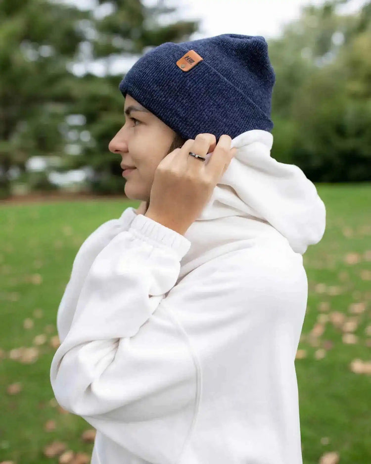 HAAKWEAR USA Beanies SKU: HWCCHS1DN - Great Lakes Reclaimed Denim