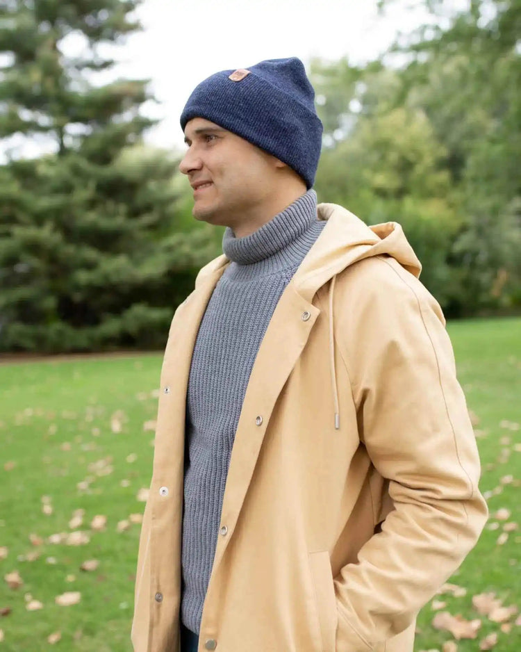 HAAKWEAR USA Beanies SKU: HWCCHS1DN - Great Lakes Reclaimed Denim
