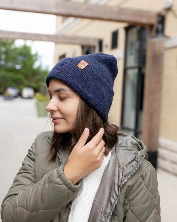 HAAKWEAR USA Beanies SKU: HWCCHS1DN - Great Lakes Reclaimed Denim