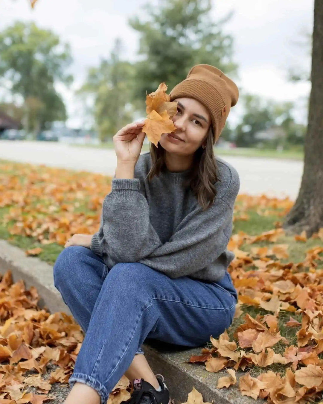 HAAKWEAR USA Beanies SKU: HWCCTS1BR - Great Lakes Reclaimed Denim