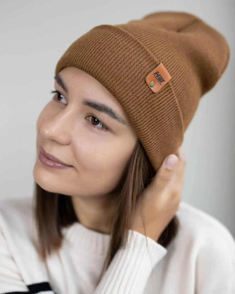 HAAKWEAR USA Beanies SKU: HWCCTS1BR - Great Lakes Reclaimed Denim