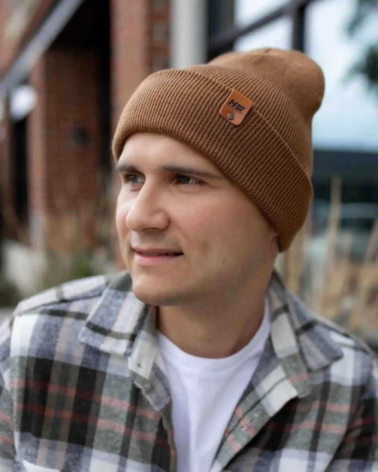 HAAKWEAR USA Beanies SKU: HWCCTS1BR - Great Lakes Reclaimed Denim