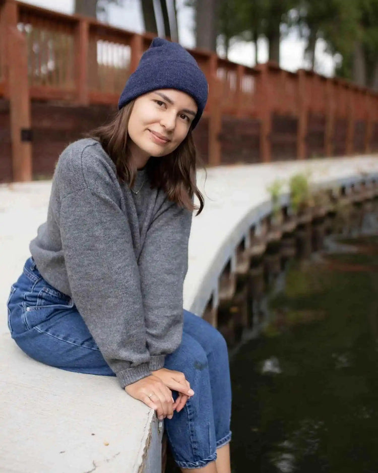 HAAKWEAR USA Beanies SKU: HWCCTS1DN - Great Lakes Reclaimed Denim