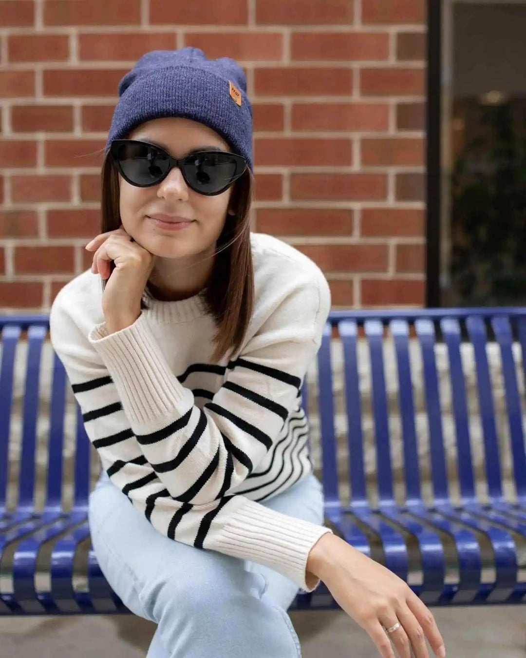 HAAKWEAR USA Beanies SKU: HWCCTS1DN - Great Lakes Reclaimed Denim