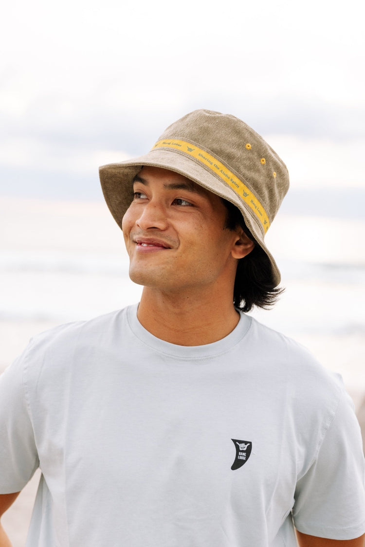 Hang Loose Bucket Hats SKU: HL1227137O/S-FBA - Great Lakes Reclaimed Denim