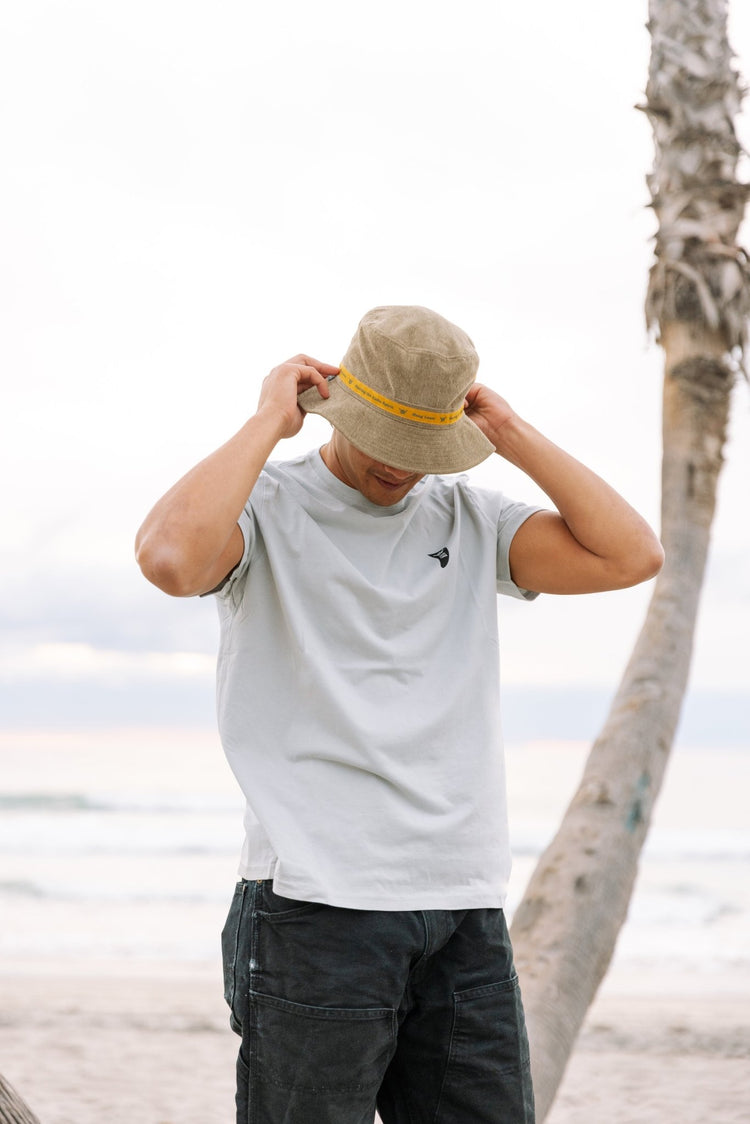 Hang Loose Bucket Hats SKU: HL1227137O/S-FBA - Great Lakes Reclaimed Denim