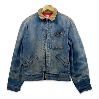Vintage Lee 91-B Denim Chore Jacket (1960s) - Men's Small/Medium Great Lakes Reclaimed Denim