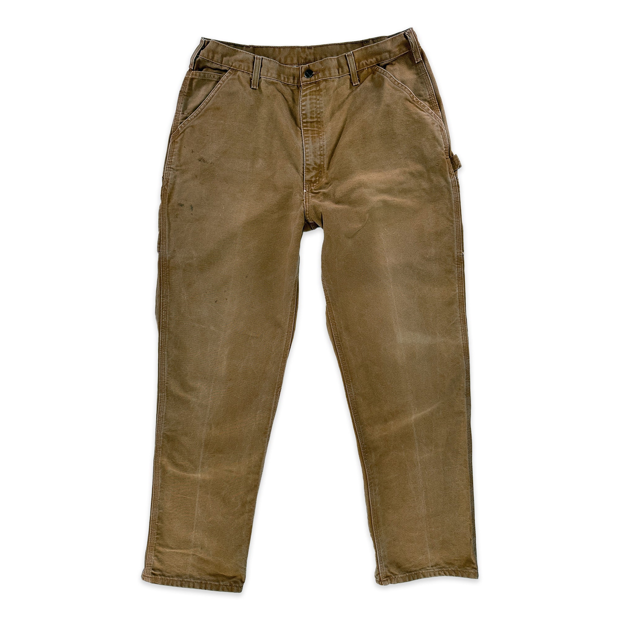 Carhartt B11 BRN Washed Duck Loose Fit Pant - Men's 36x34