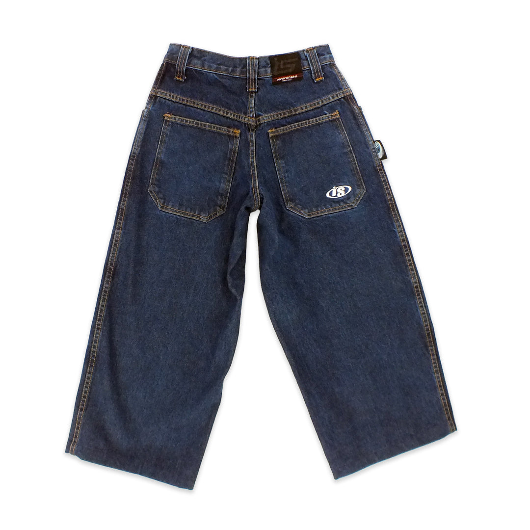 Vintage Interstate Long Baggy Shorts - 26 Waist Great Lakes Reclaimed Denim