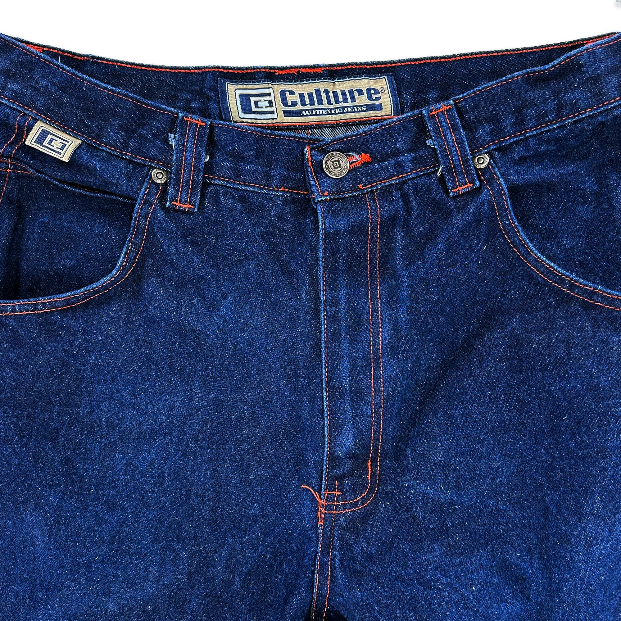 Vintage Culture Wide Leg Baggy Jeans 34x32 Great Lakes Reclaimed Denim