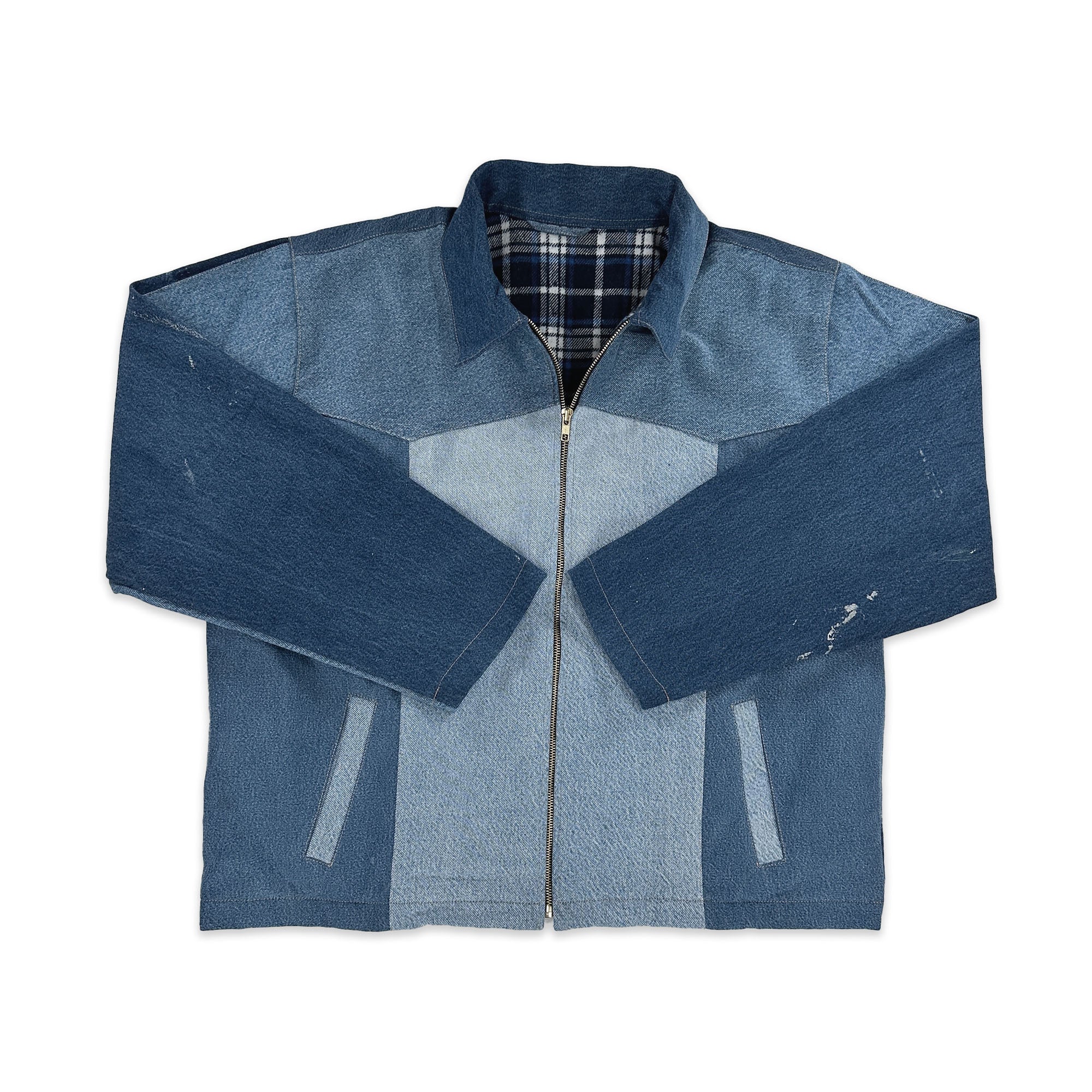 Chore Coat Made From Upcycled Work Jeans - L/XL Great Lakes Reclaimed Denim