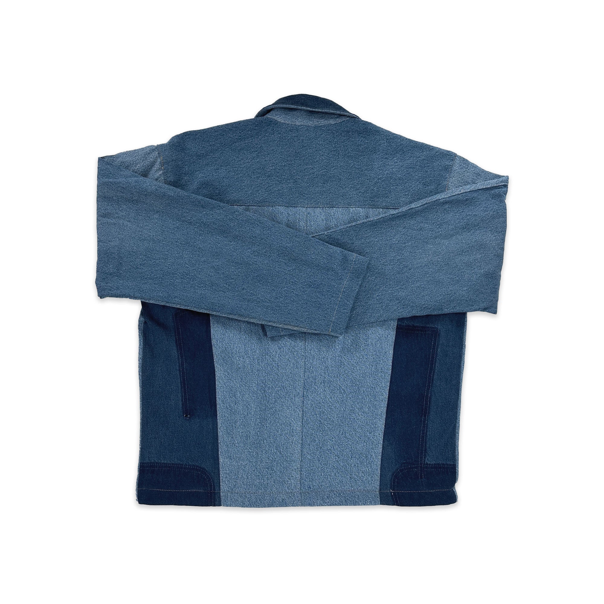 Chore Coat Made From Upcycled Work Jeans - Large Great Lakes Reclaimed Denim