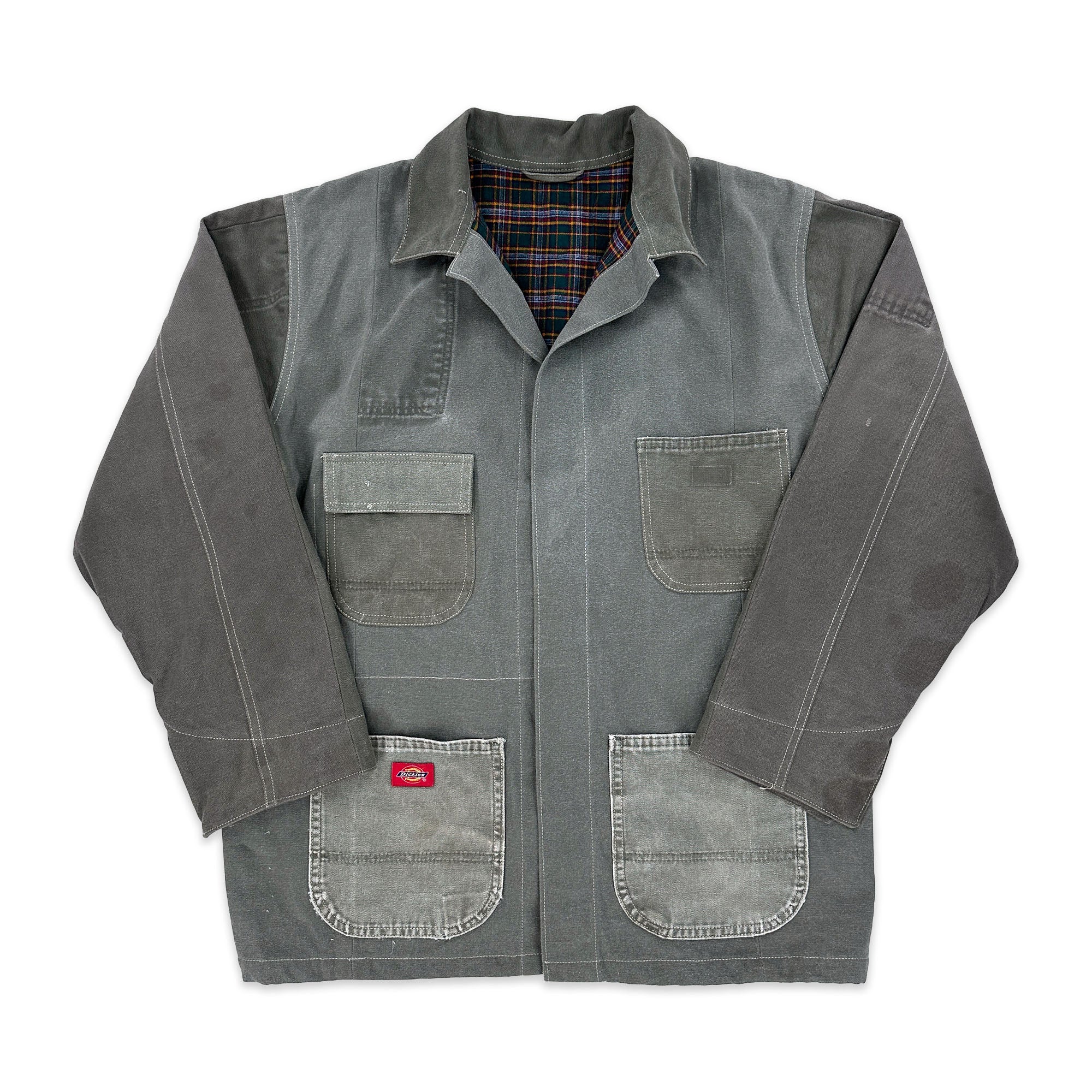 Chore Coat Made From Upcycled Work Jeans - L/XL-1