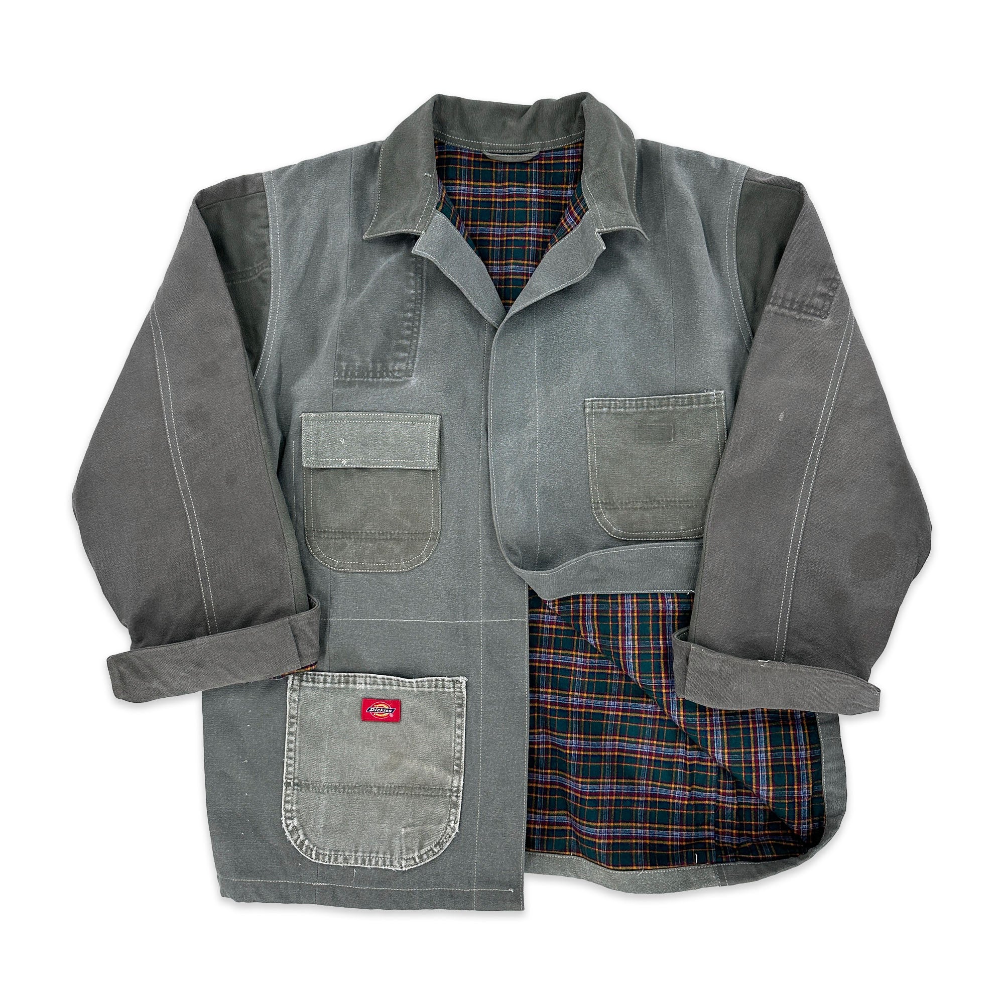 Chore Coat Made From Upcycled Dickies Work Jeans - Large