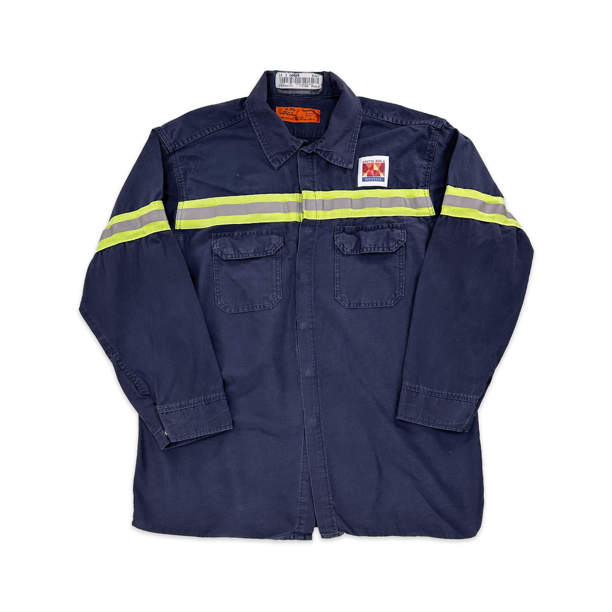 Long Sleeved Safety Work Shirt - XL Great Lakes Reclaimed Denim
