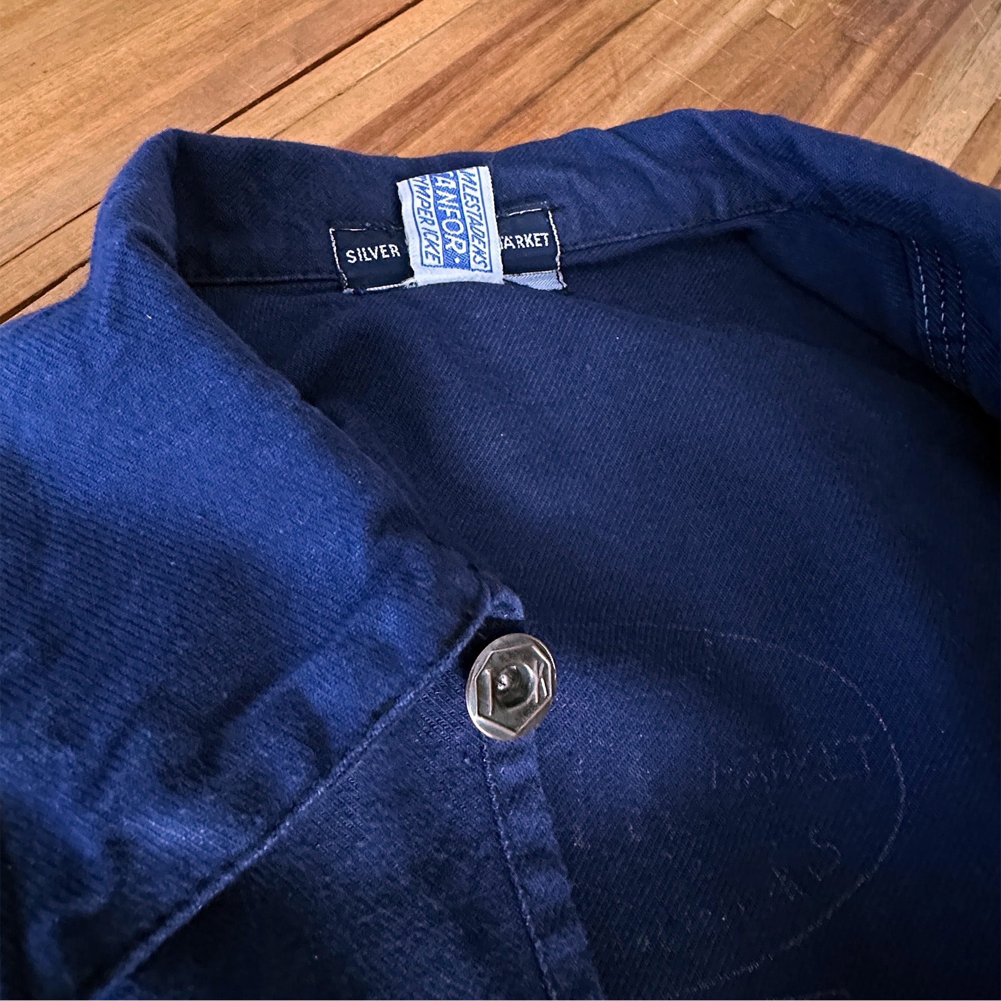 Vintage Swedish Pullover Work Jacket - Men's Medium - 0