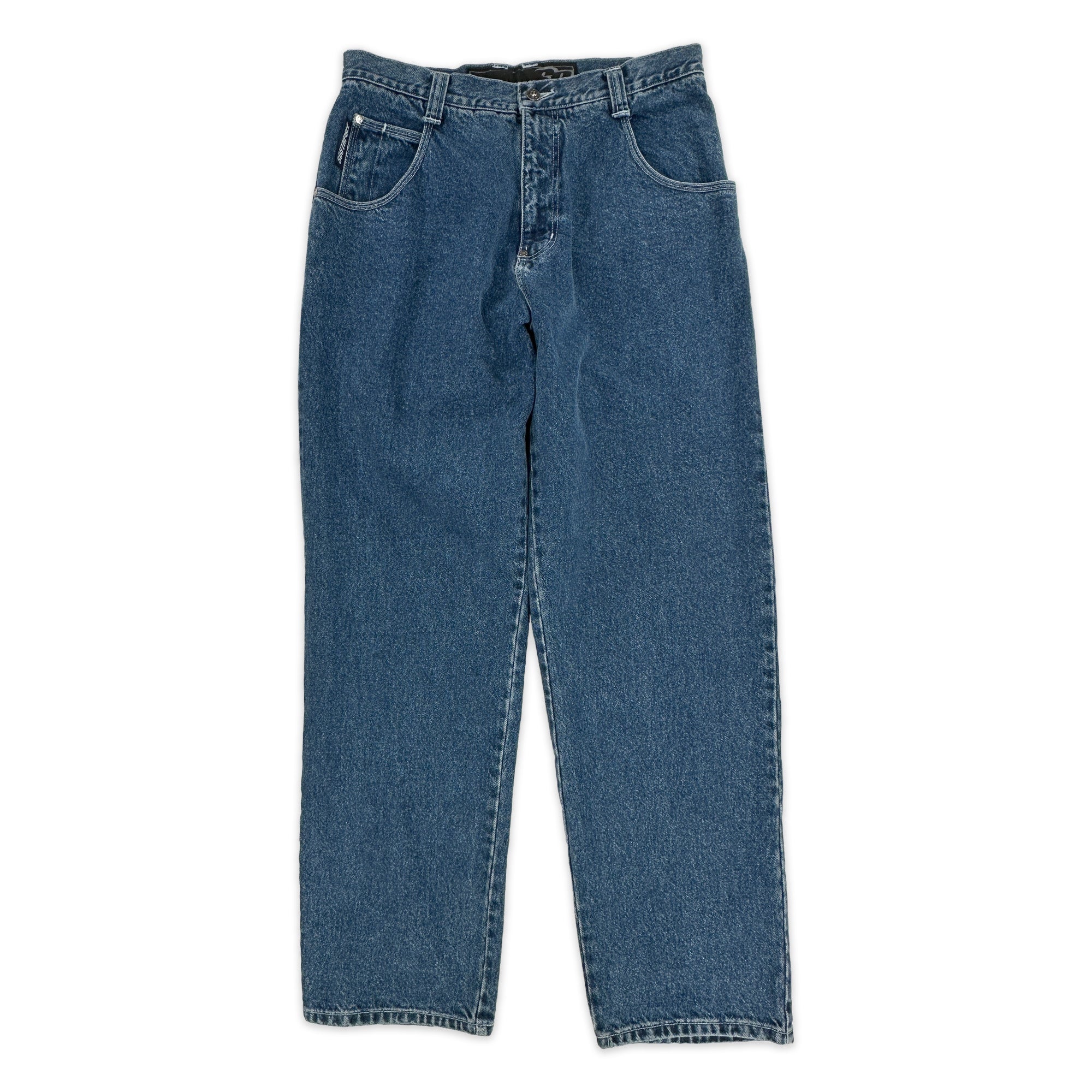 Men's Blue Vintage South Pole Wide Leg Baggy Skater Jeans  - 34