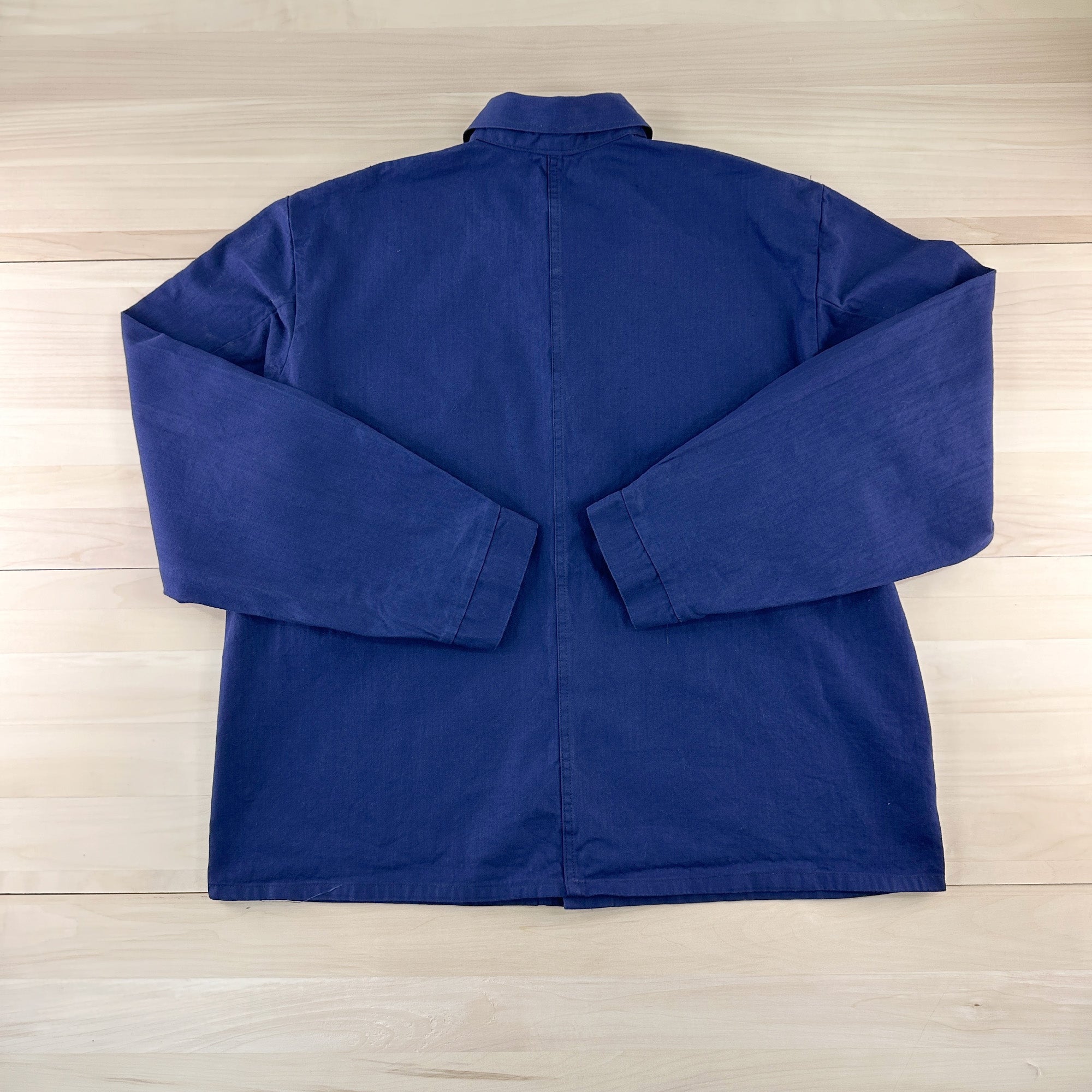 Men's Vintage Blue European Work Jacket - Large-2