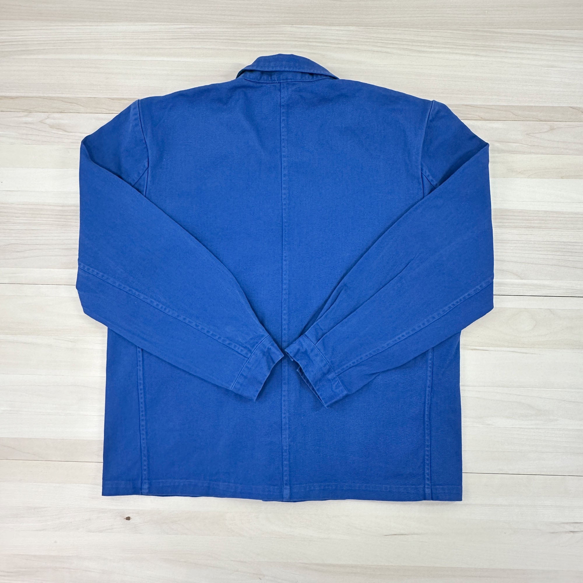 Men's Vintage Blue European Work Jacket - Medium - 0