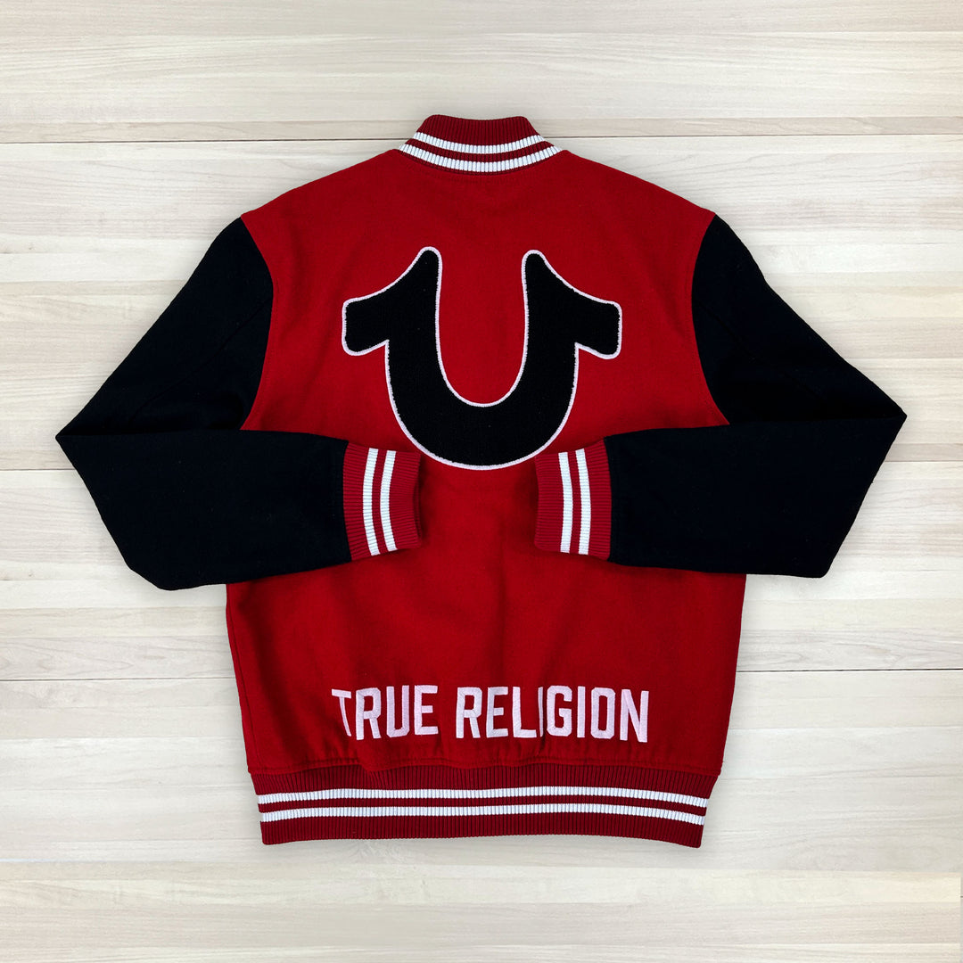 True Religion Varsity Jacket TR02 - Detachable Hood - Medium