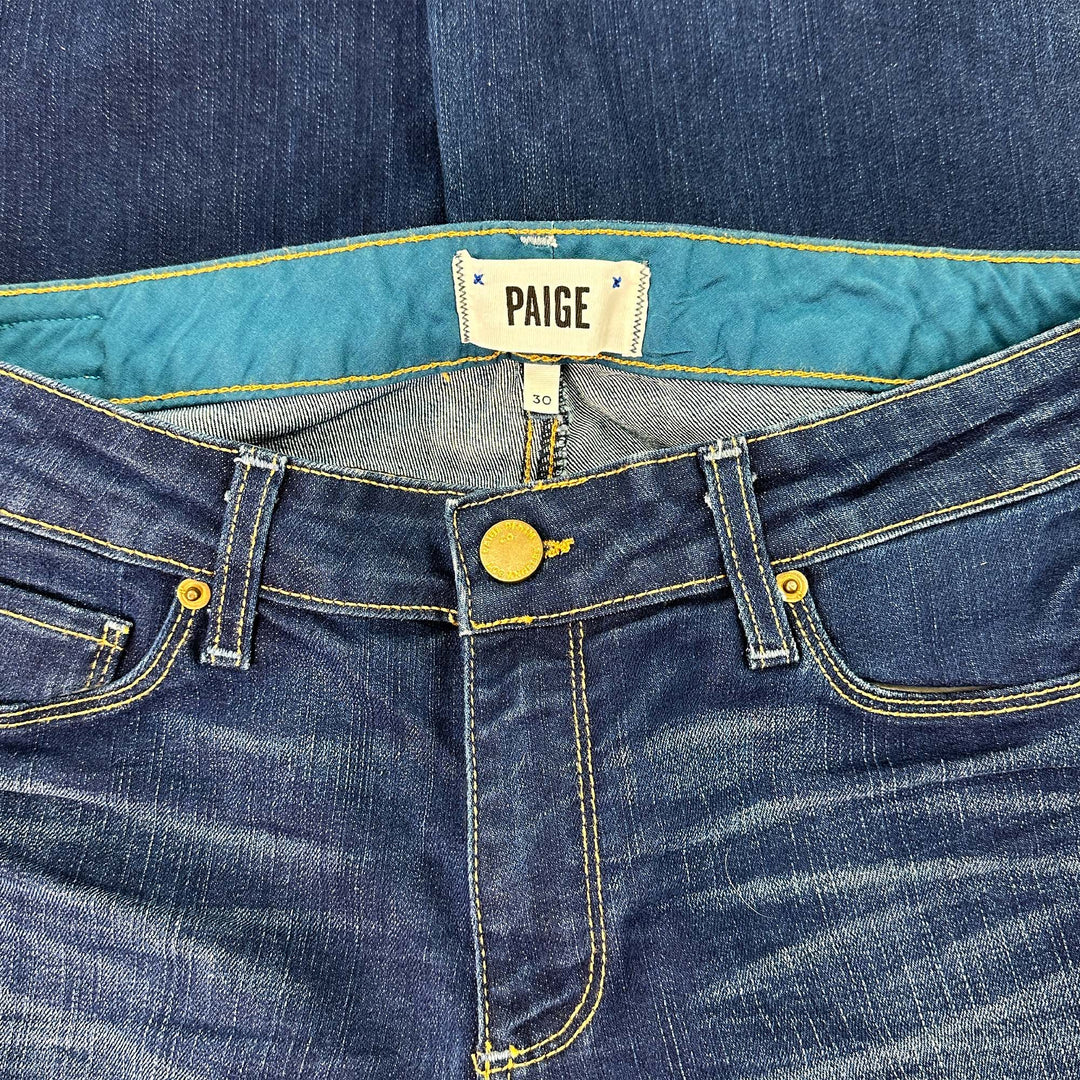 Women's Blue Paige Penny Flare Jeans - 30x35