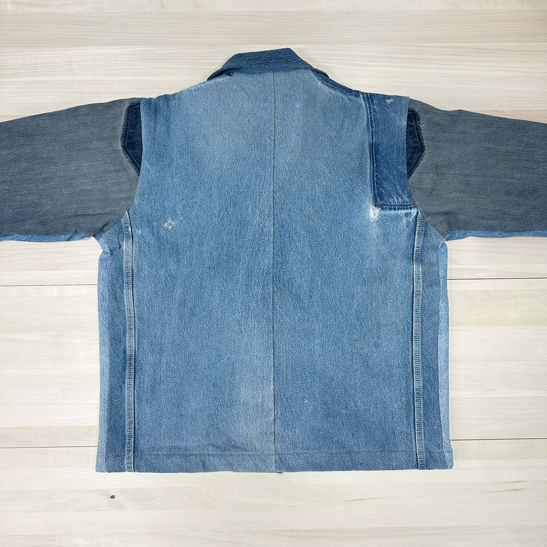 Chore Coat Made From Upcycled Work Jeans - L/XL