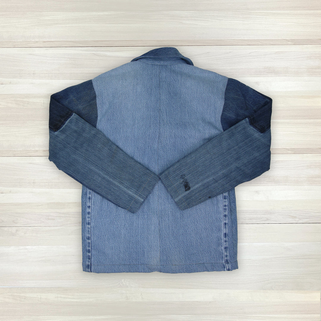 Chore Coat Made From Recycled Work Jeans - Small / Medium