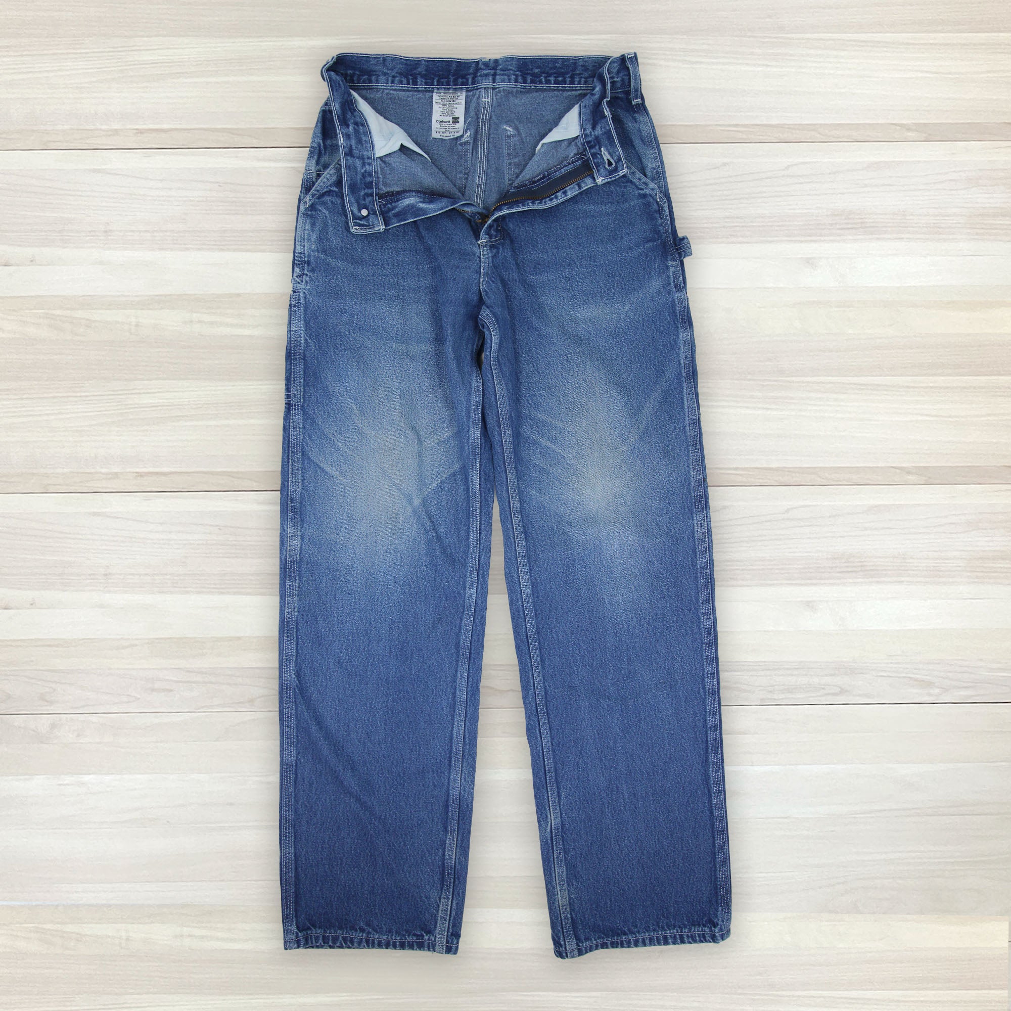 Men's Carhartt B13 DST Carpenter Jeans - Measures 30x33 - 0