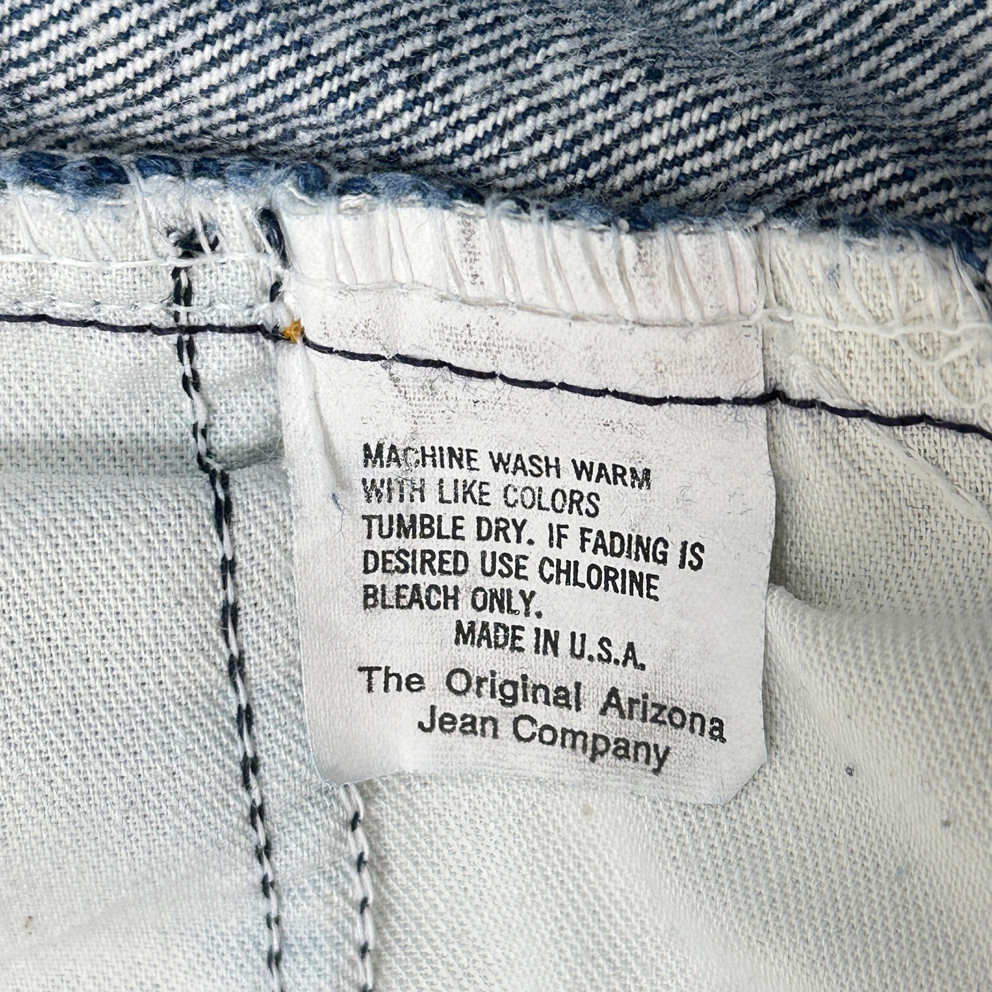 Vintage 1990 Acid Washed Arizona Jeans Tapered Fit USA - Measures 31x31