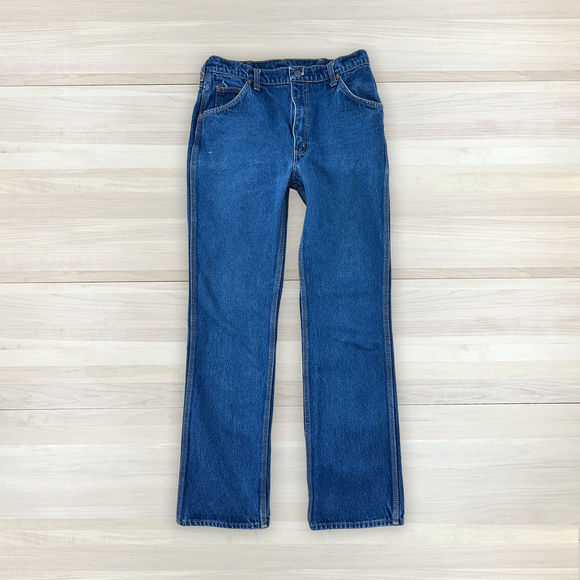 Men's Vintage 90s Shepler Western Straight Leg Jeans USA - Measures 32x32-1