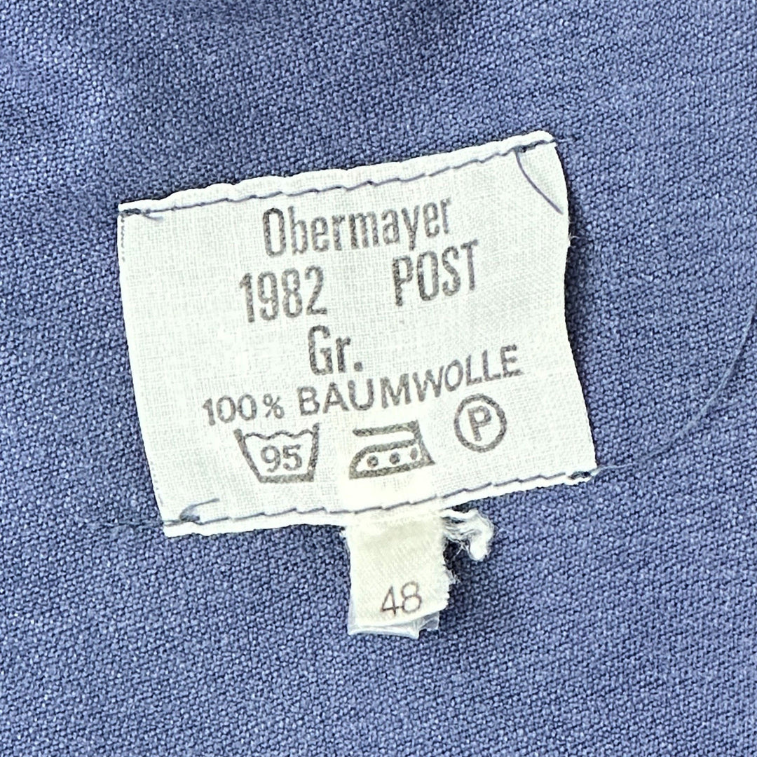 Vintage 1982 German Postal Work Shirt - Men's Small