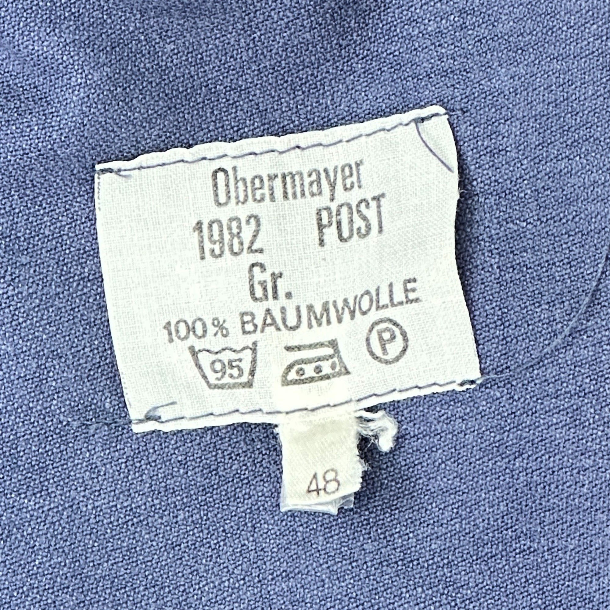 Vintage 1982 German Postal Work Shirt - Men's Small-5