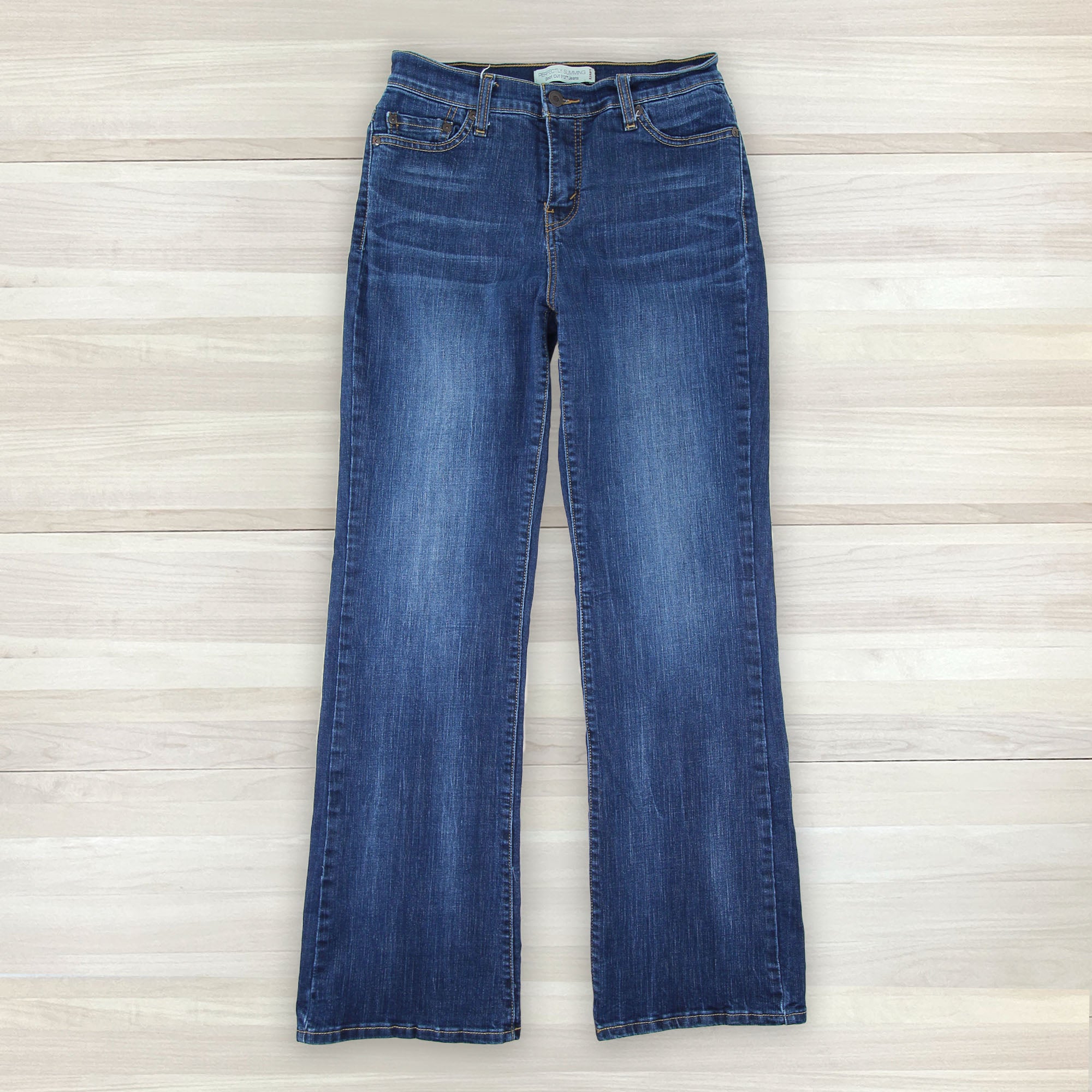 Women's Levi's 512 Perfectly Slimming Boot Cut - Size 10 Great Lakes Reclaimed Denim