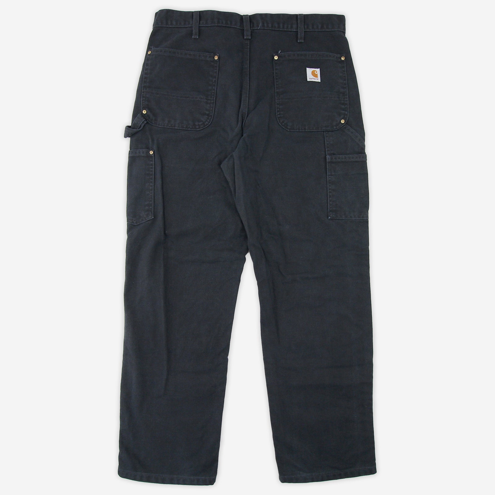 Carhartt B01 Dungaree Fit ブラック 36x30 Men's B01 Double Knee Dungaree Black – Big Ray's
