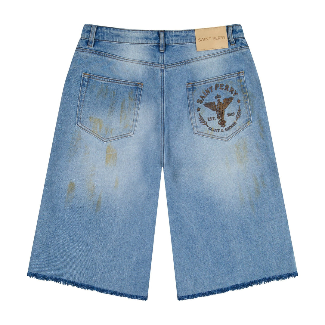 Saint Perry Laid Back Short Denim