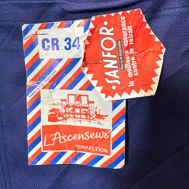 L'Ascenseur Confection French Workwear SKU: 3084 - Great Lakes Reclaimed Denim