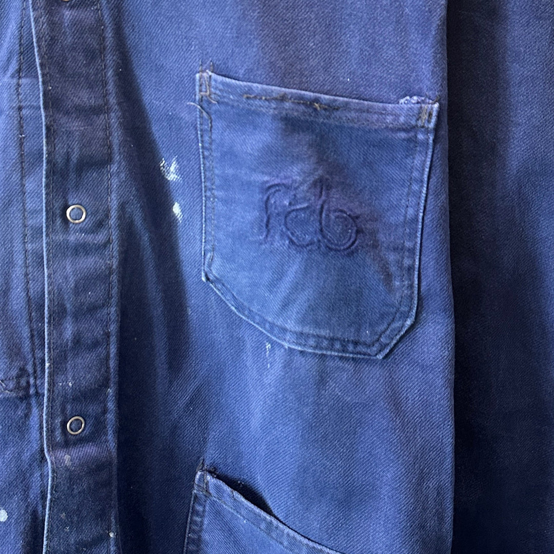 Le Pelérin French Workwear SKU: 3105 - Great Lakes Reclaimed Denim