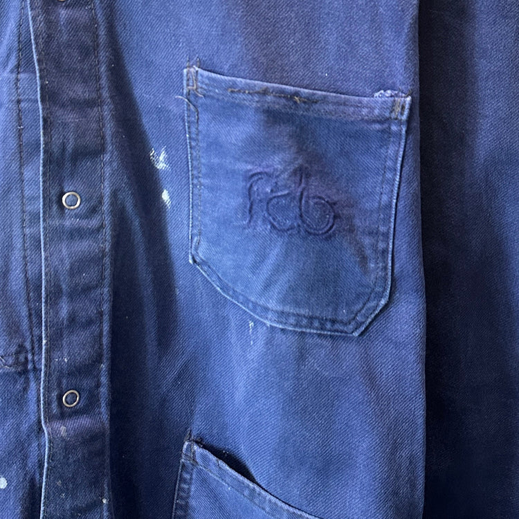 Le Pelérin French Workwear SKU: 3105 - Great Lakes Reclaimed Denim