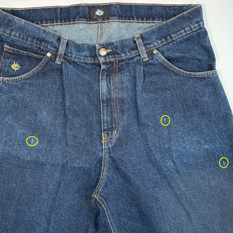 Magenta Skateboards Shorts SKU: 3019 - Great Lakes Reclaimed Denim
