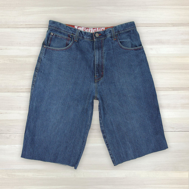 Raw Blue Shorts SKU: 2182 - Great Lakes Reclaimed Denim